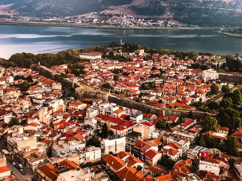 Ioannina aus der Luft